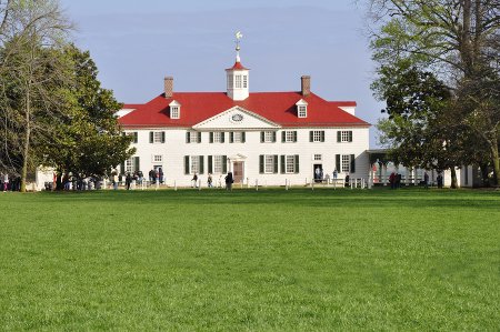 The home of former president of the USA George Washington