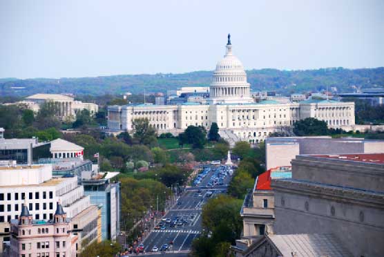 Street Corridor of Washington