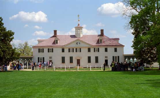 The home of former president of the USA George Washington
