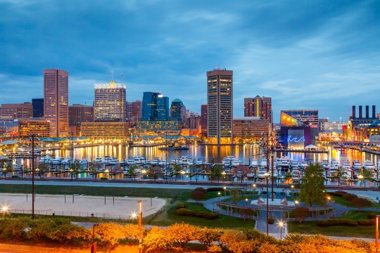 Skyline of Baltimore
